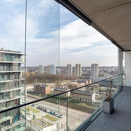 Apartament Pierwsza Dzielnica Przy Strefie Kultury Katowice